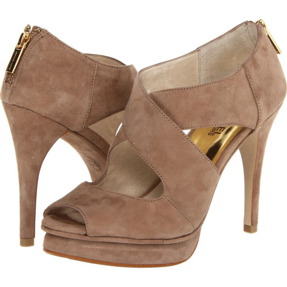 Michael Kors Elena Cross Strap Heels (never worn)